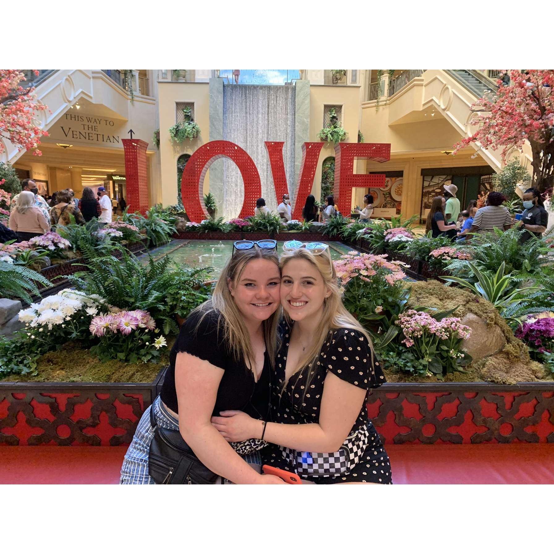 In love at the Venetian in Las Vegas!