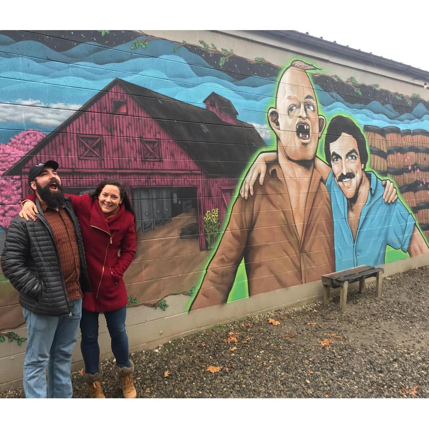 Dec. 2018. Asheville, NC. At our favorite brewery in town, Burial.