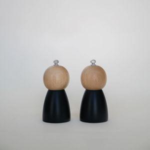 Mid Mod Two-Tone Salt/Pepper Mill (Short)