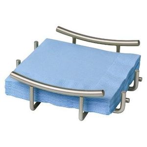 Spectrum Euro Flat Napkin Holder - Satin Nickel
