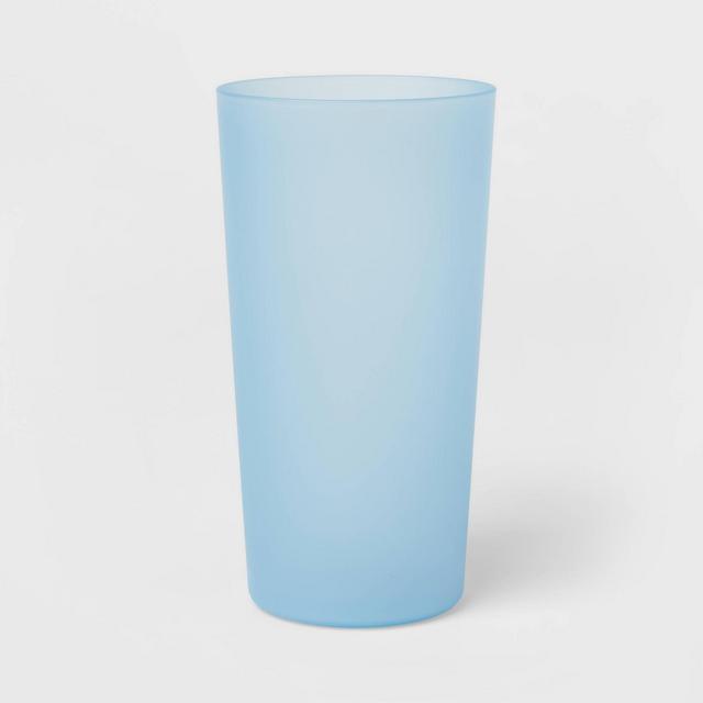 26oz Plastic Tall Tumbler Blue - Room Essentials™