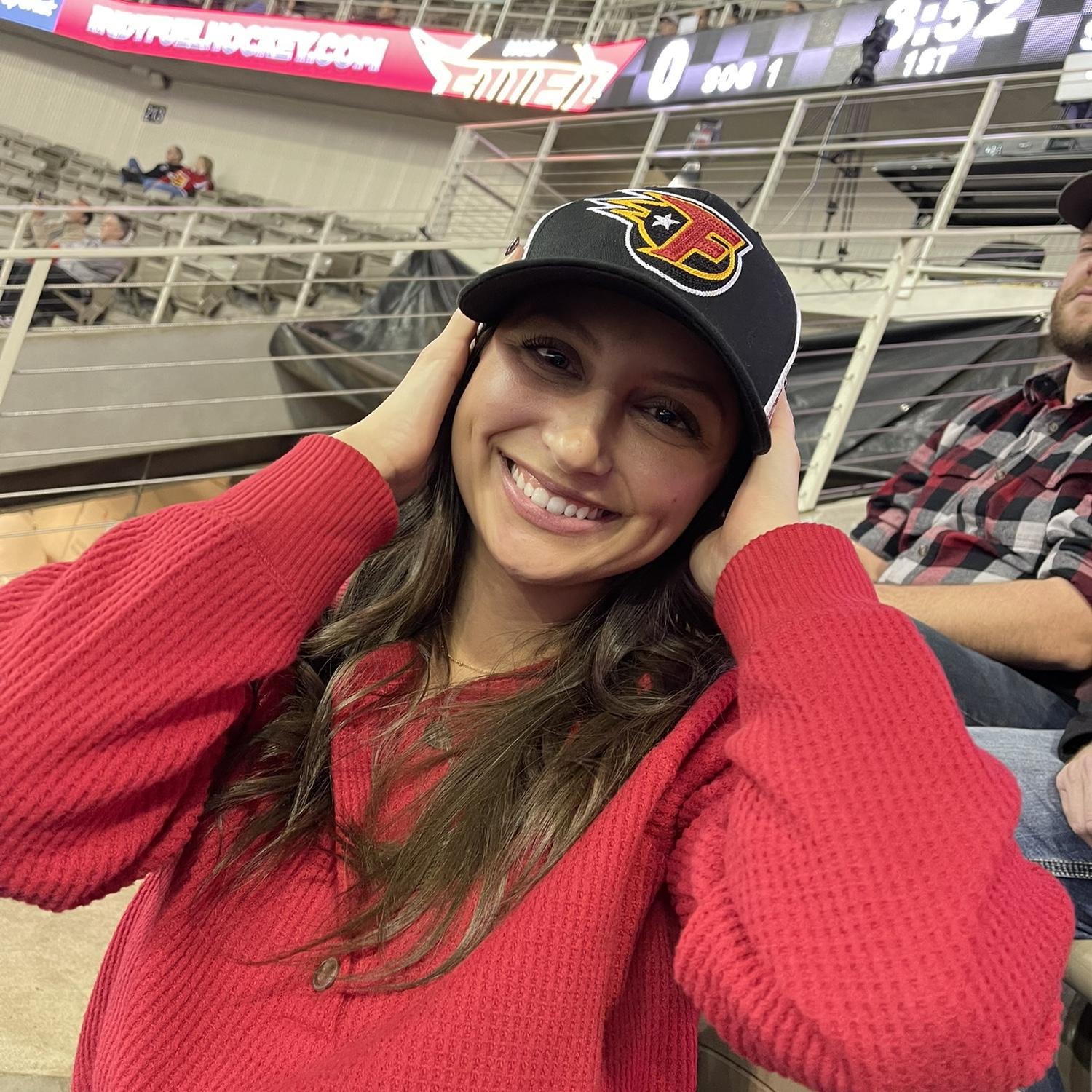 Our second date, Indy fuel game. After which we shared our first kiss!