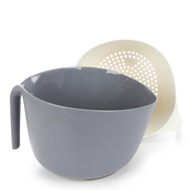 Southern LivingGrey Nesting Colander & Bowl Set