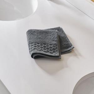Zero Twist Quick Dry Dark Grey Washcloth