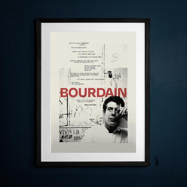 Anthony Bourdain Art Print