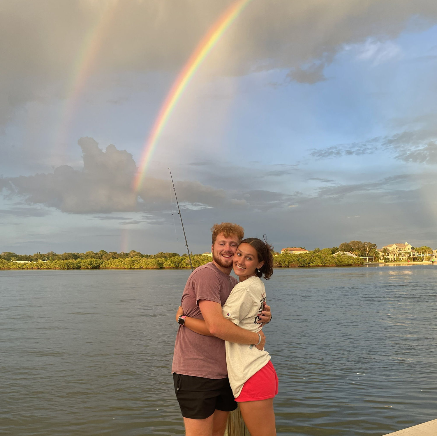 Beautiful rainbows in Siesta Key!