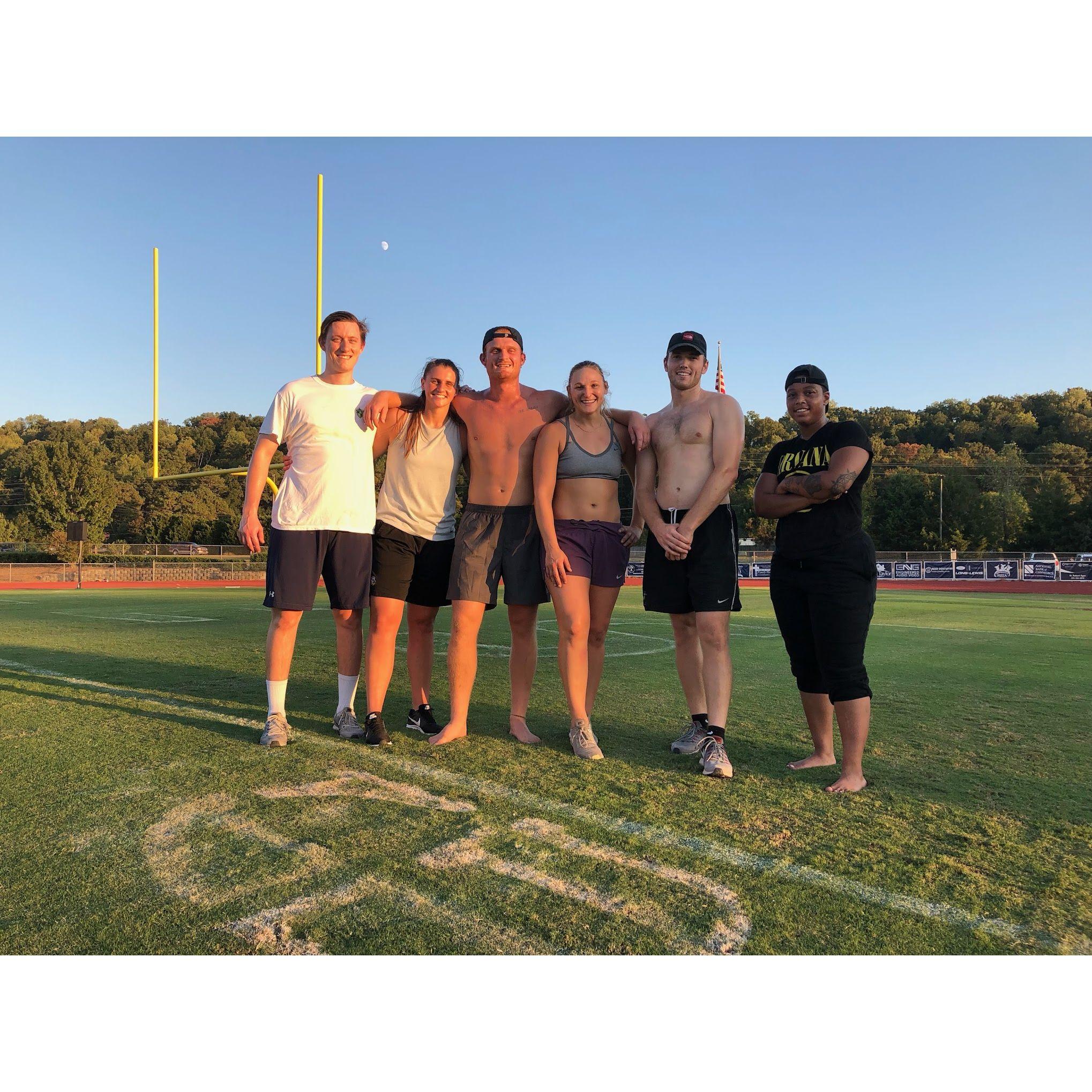 October 8, 2019- We moved to Birmingham, AL to start USA Javelin Project (a javelin training group leading up to Tokyo Olympics).
