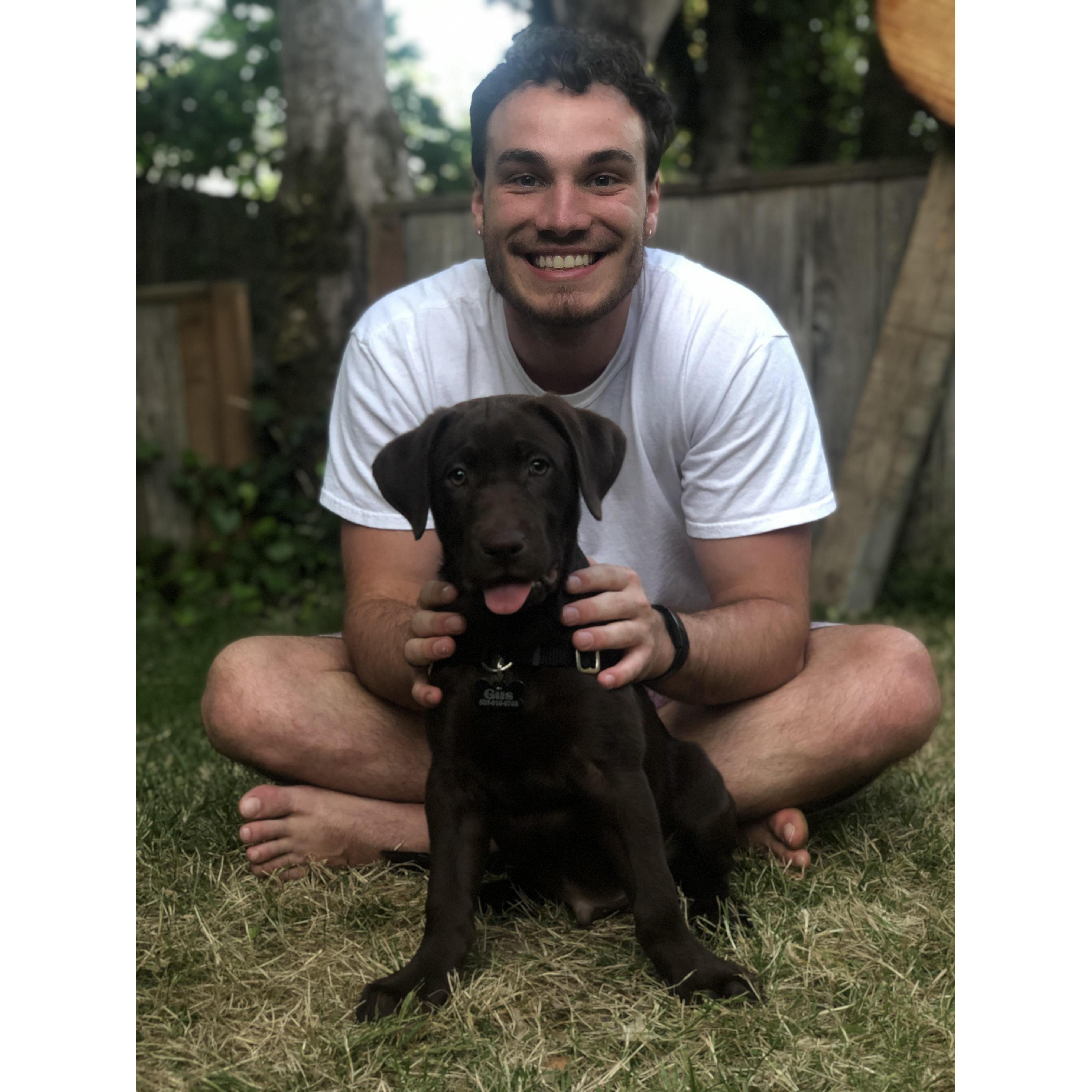 After 3 months, we finally got to see each other. And I got to meet Gus :)