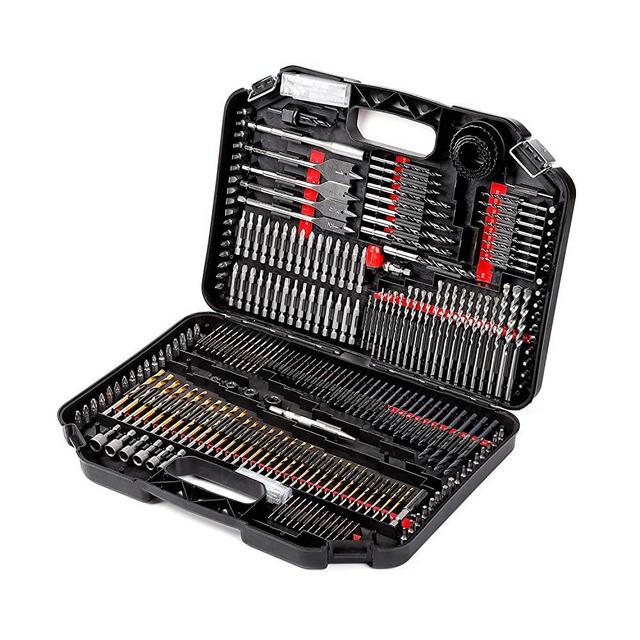 KingTool Drill Bit Set, 281-Pieces Screwdriver and Drill Bit Set for Wood Metal Cement Drilling and Screw Driving, Assorted in Plastic Carrying Case