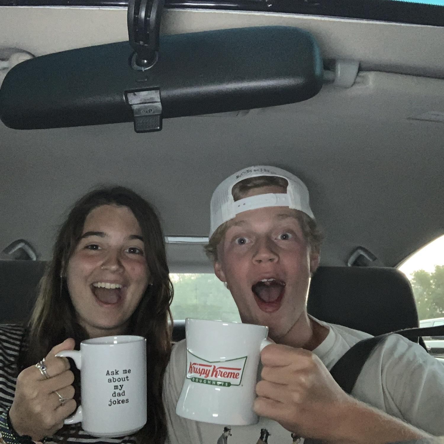 Surprised each other with mugs for our 6 month dating anniversary!