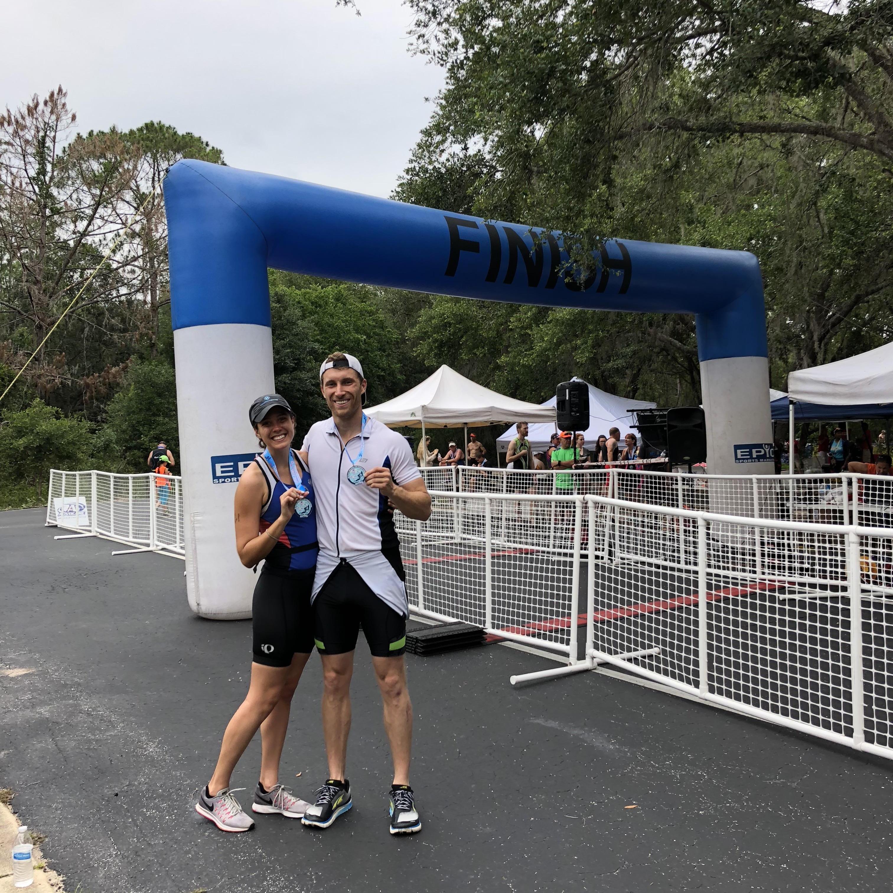 Our first tri! May 2018