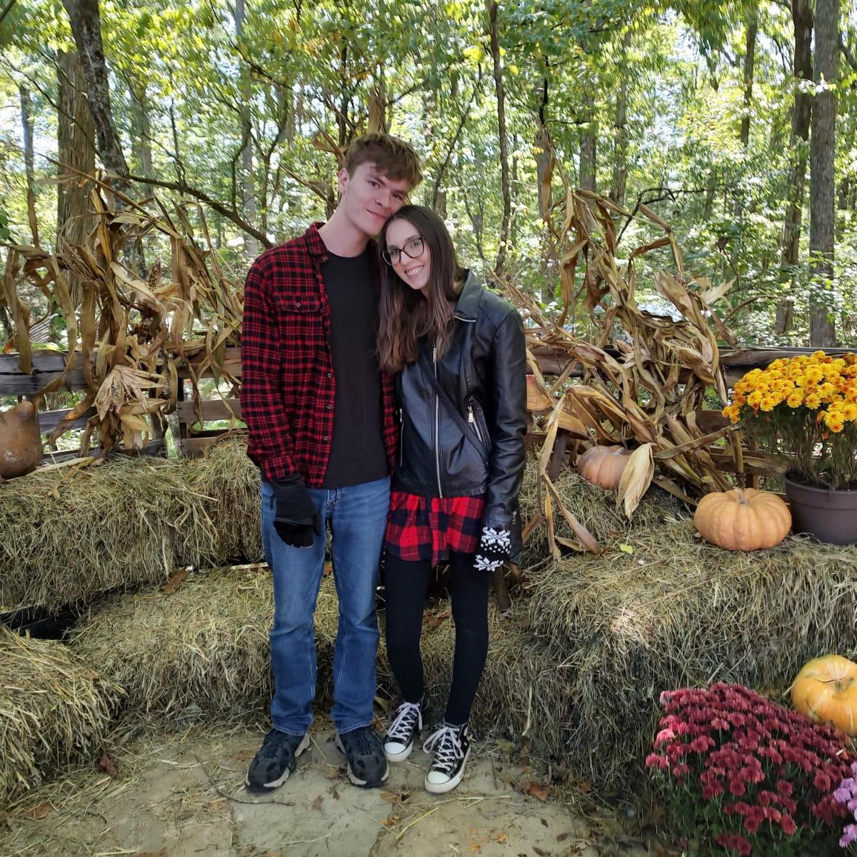 Fall festival, Fall of 2023. First of many pictures at this same exact spot❤️
