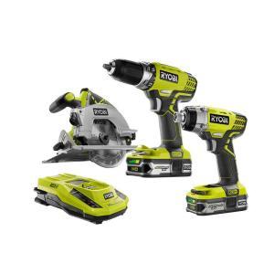 18-Volt ONE+ Lithium-Ion Cordless Combo Kit (3-Tool)