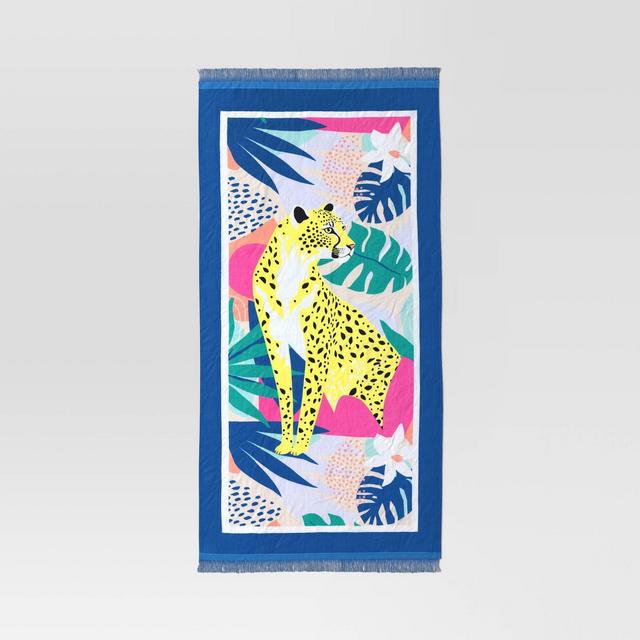 Leopard XL Sand Resist Beach Towel - Sun Squad™