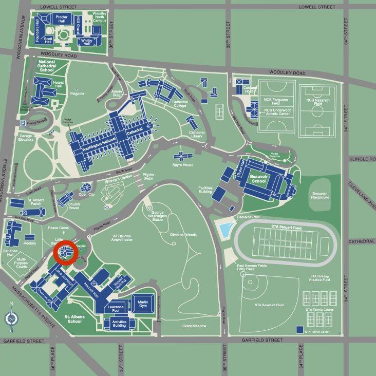 Little Sanctuary circled in red.