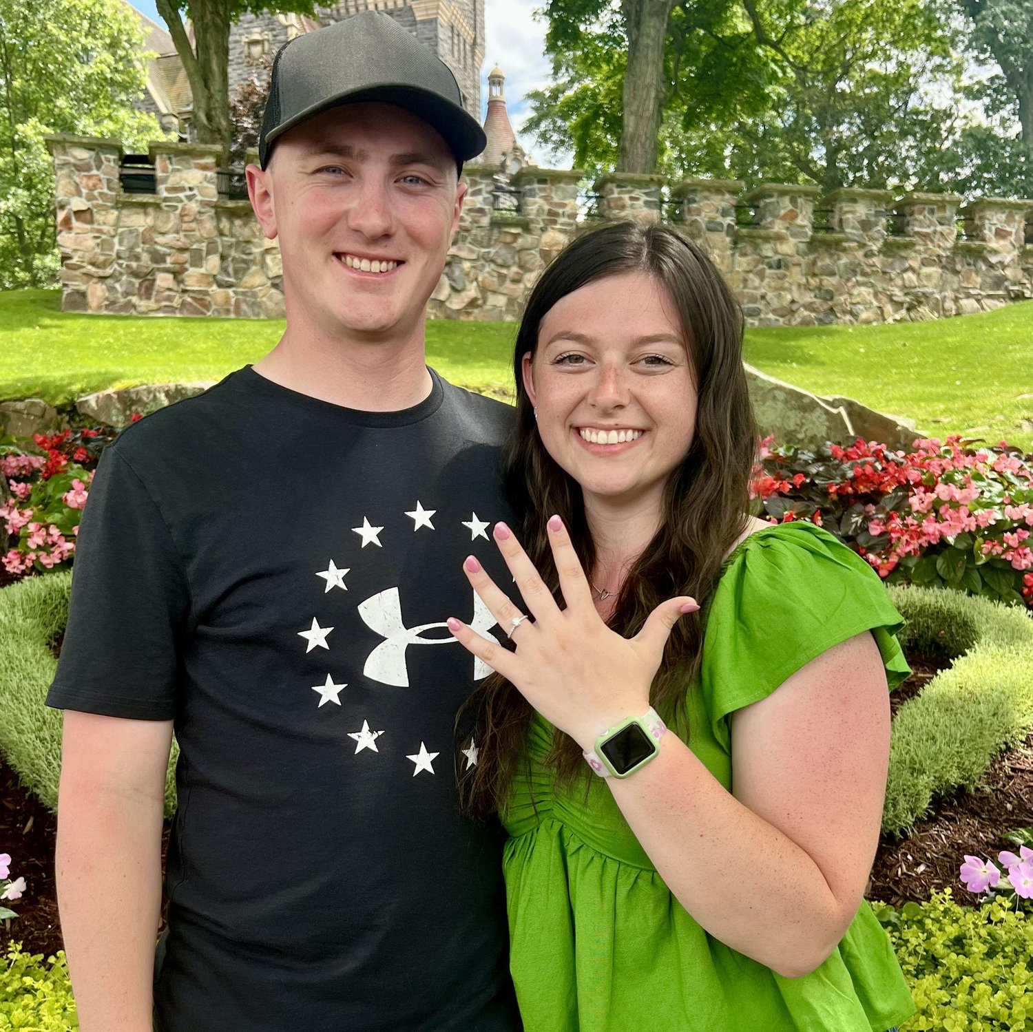 The day we got engaged!
