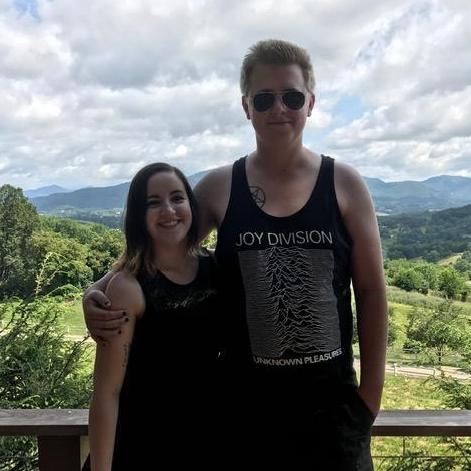 Us on the Veranda, visiting in 2017