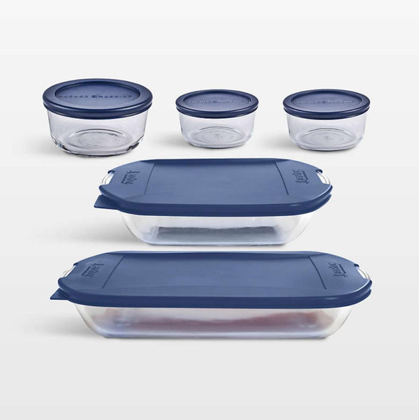 Anchor Hocking 10-Piece Glass Bake and Store Food Storage Set