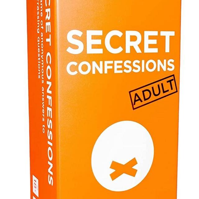 Secret Confessions Game- Adult Version - The Game of Anonymous Answers to Embarrassing Questions- Perfect Group Party Game