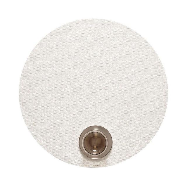 Origami Placemat, Pearl, Round, 15", Each