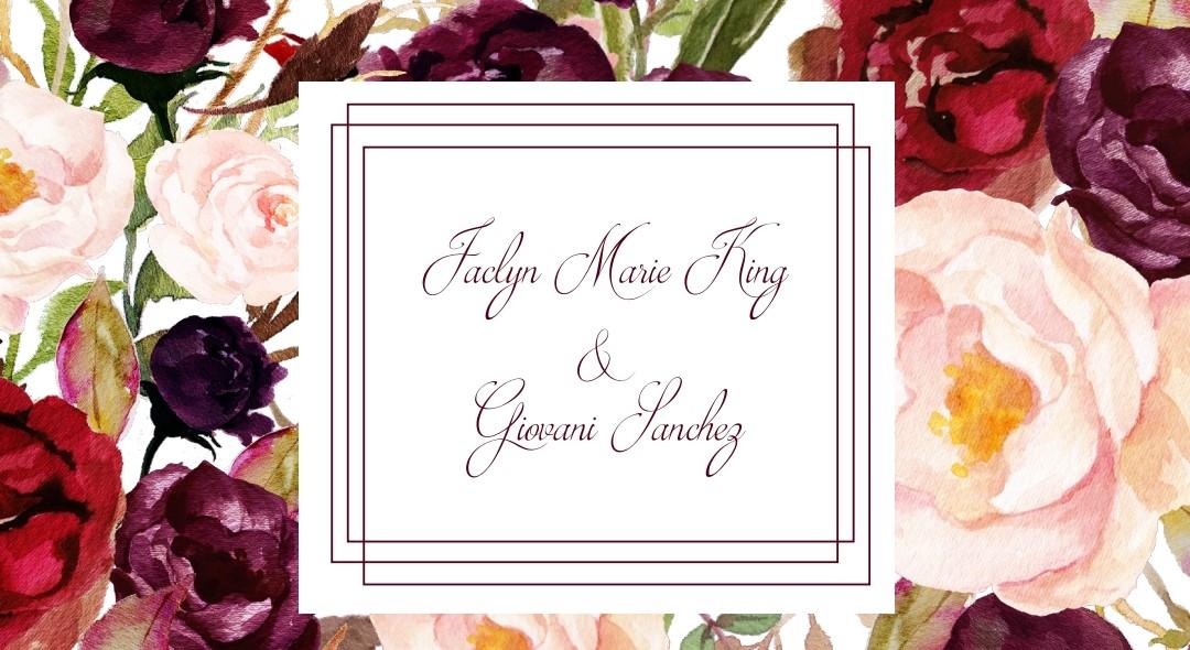 The Wedding Website of Jaclyn King and Giovani Sanchez