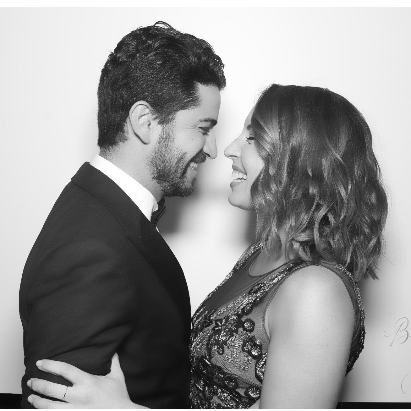 Always the first ones at the photo booth!