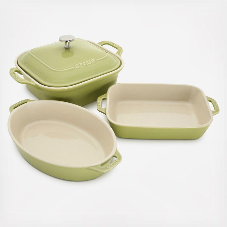 Staub, 4-Piece Mixed Baking Dish Set | Zola