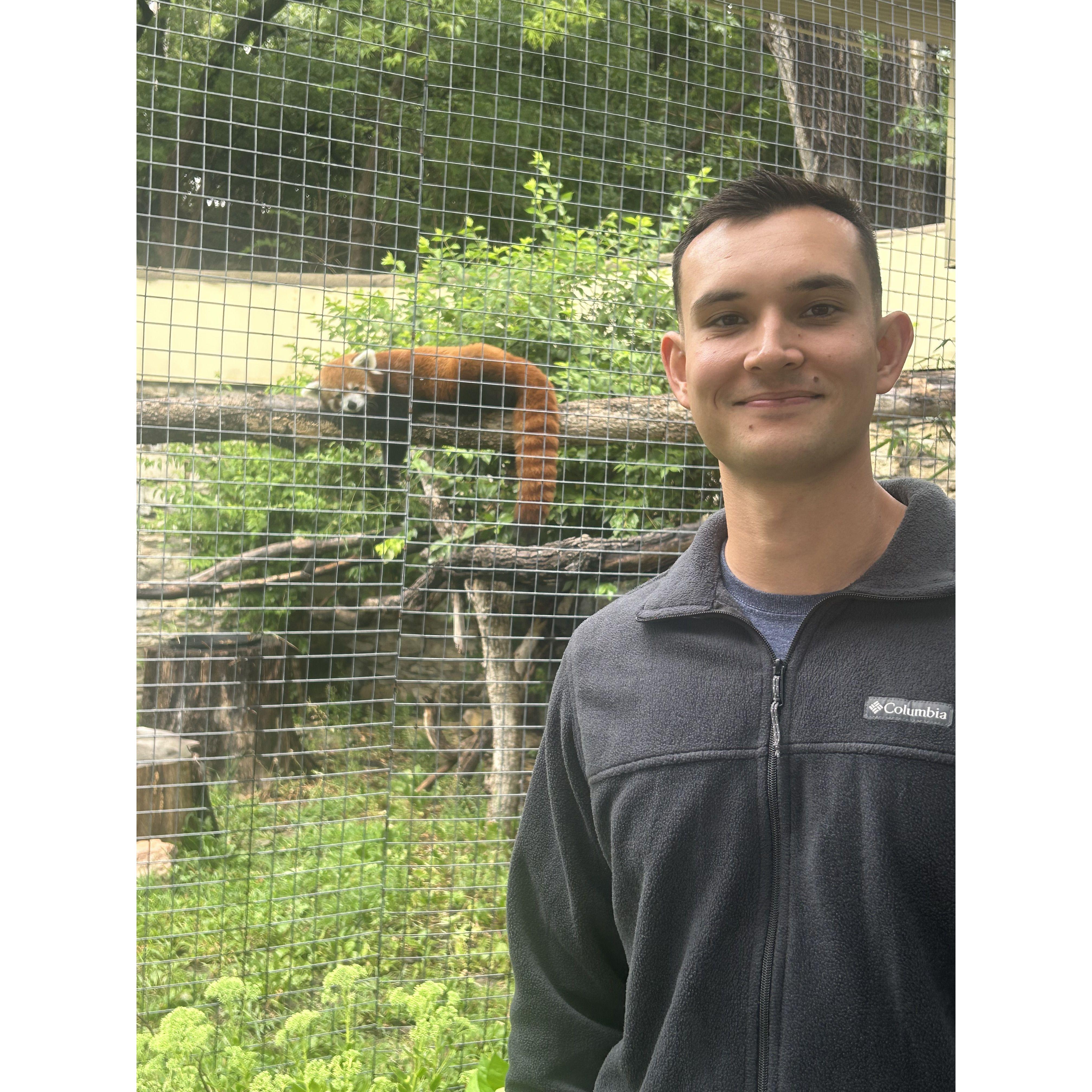 Aidan at the zoo!