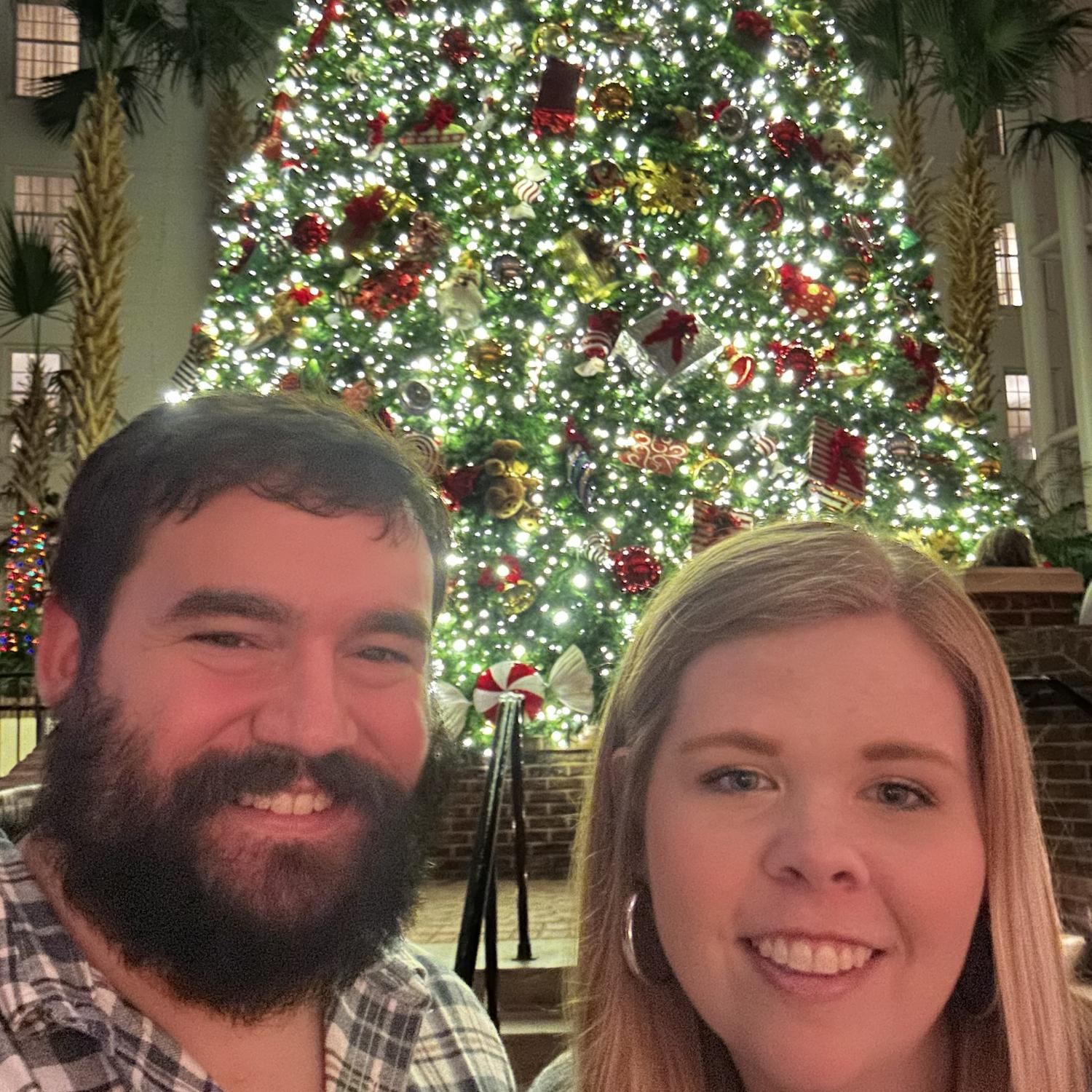 Let’s get a picture with this HUGE tree!
