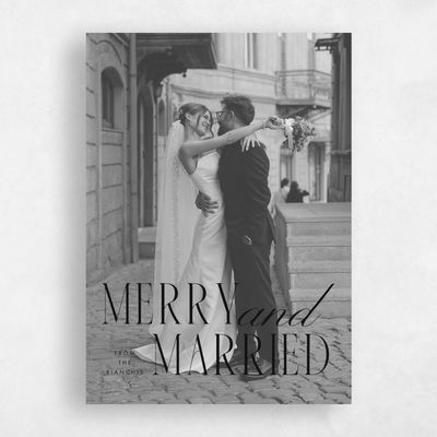 Black Holiday Card - Emerson