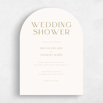 Arch Wedding Wedding Shower Invitation - Hodgson
