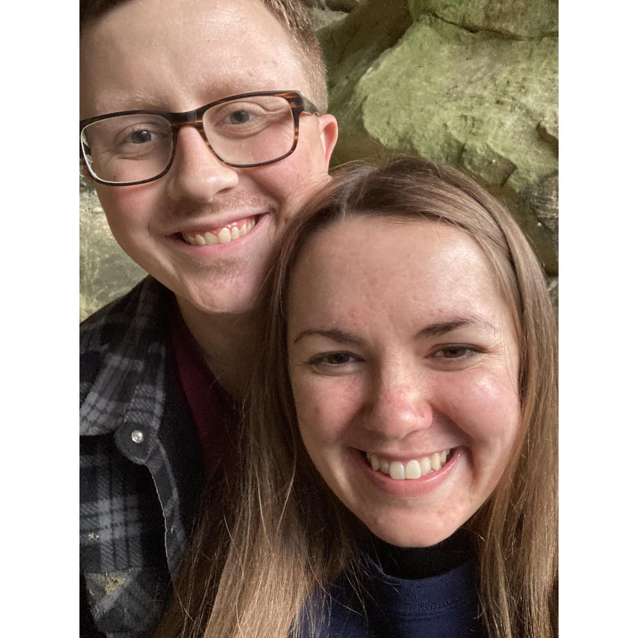 This was taken on a hike with Kaitlin's family the weekend I asked for Kaitlin's hand in marriage!