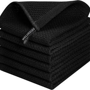 Kitinjoy 100% Cotton Kitchen Dish Cloths, 6 Pack