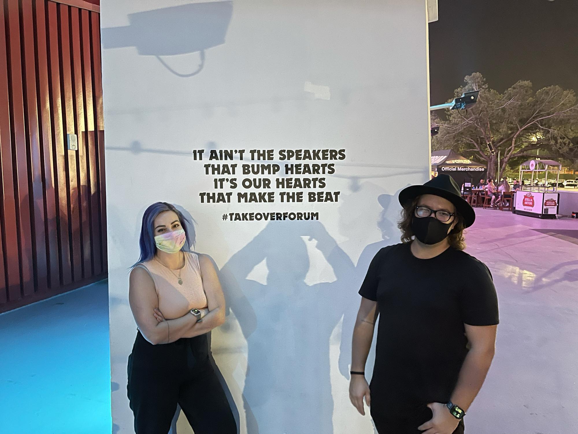 10.02.21 - Seeing Twenty One Pilots.  This band holds a lot of special meaning for Morgan and Tyler.