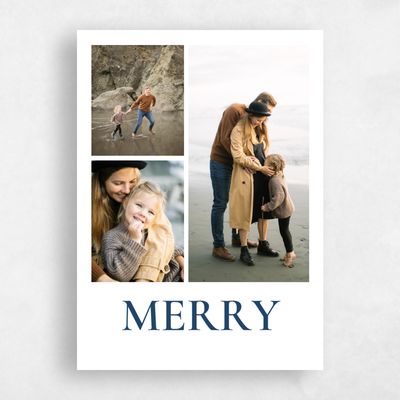 Navy, Blue Holiday Card - Arcadia