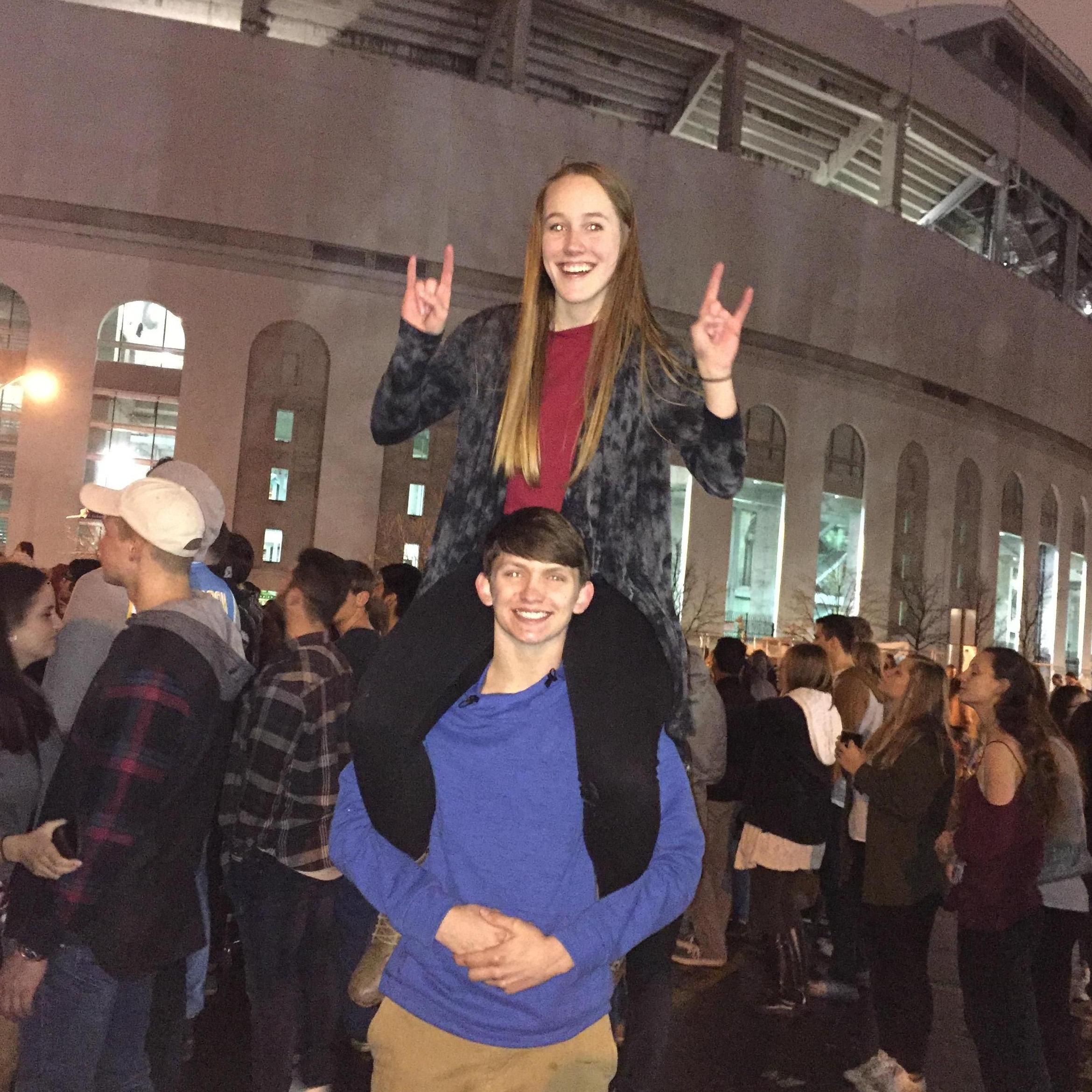Our first concert together in April 2017! It was Rae Stremmurd and I was really surprised when Austin knew the lyrics to every single song....lol