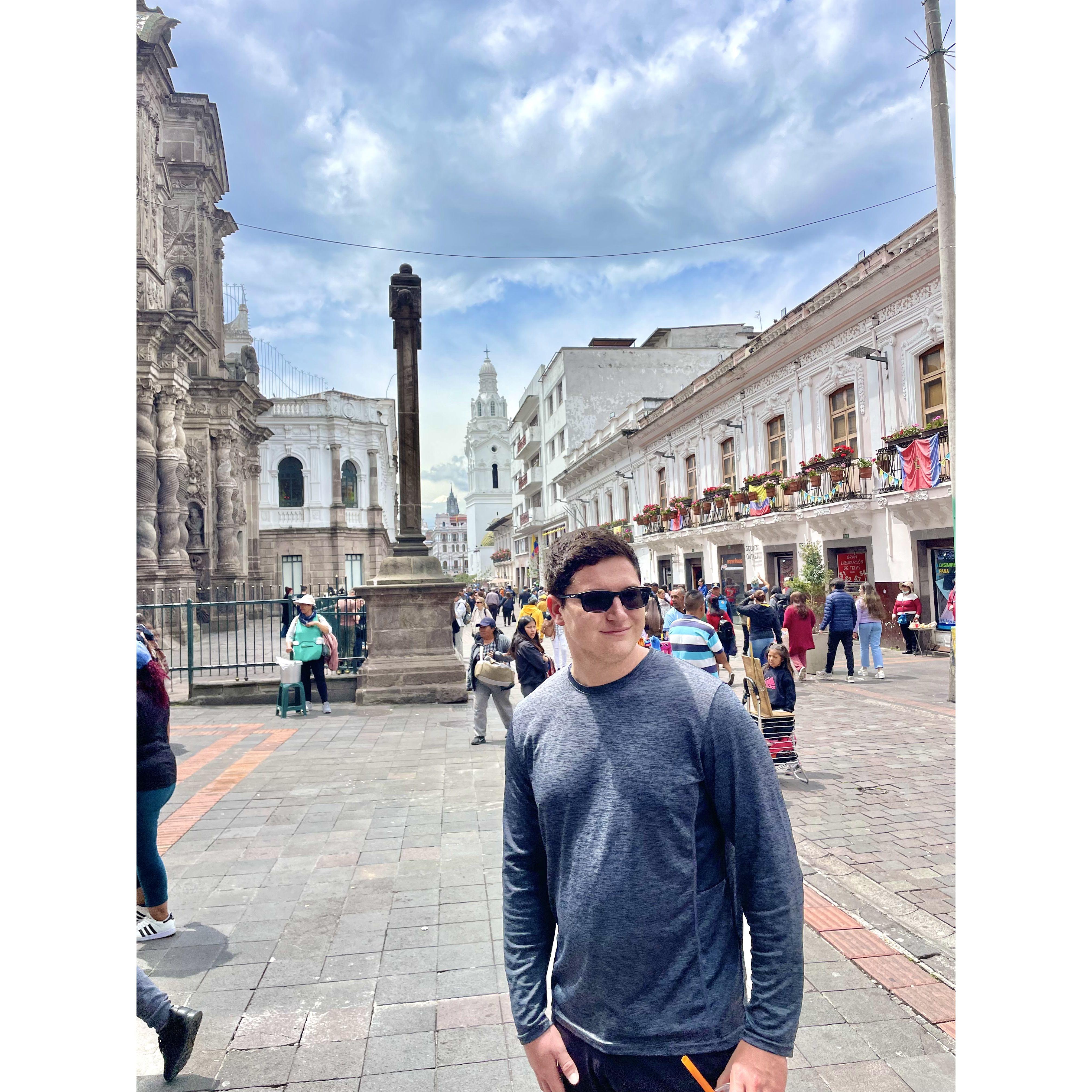 Shane in Quito