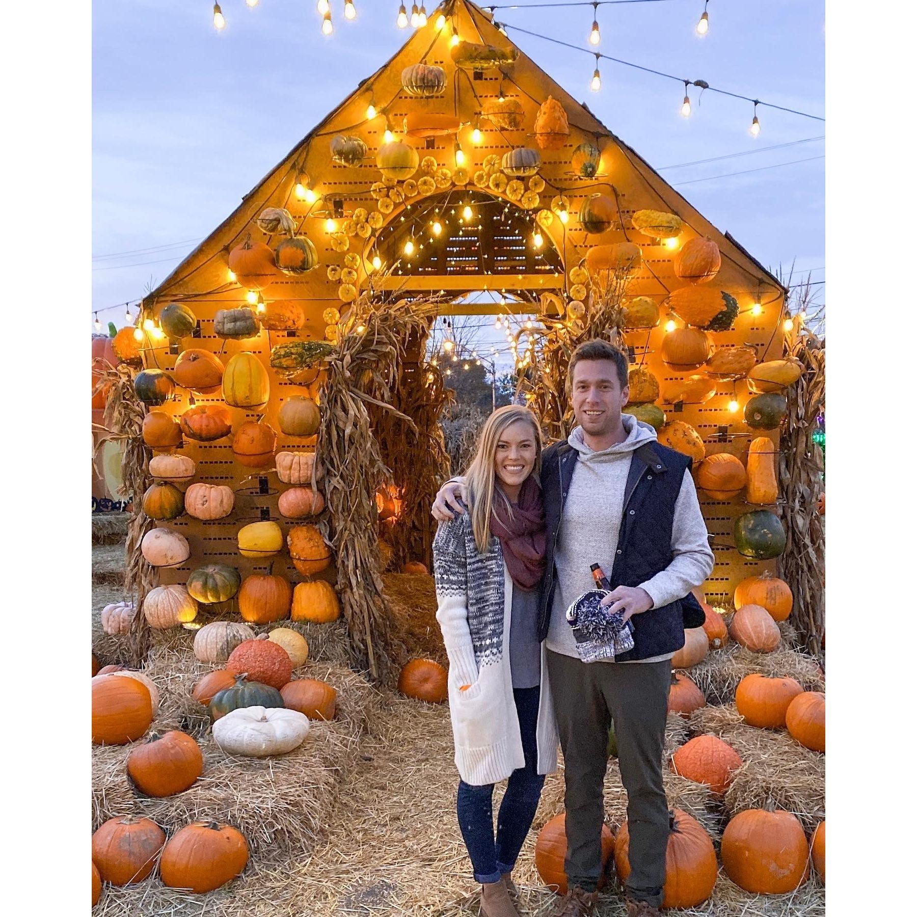 Pumpkin patch date night in Chicago