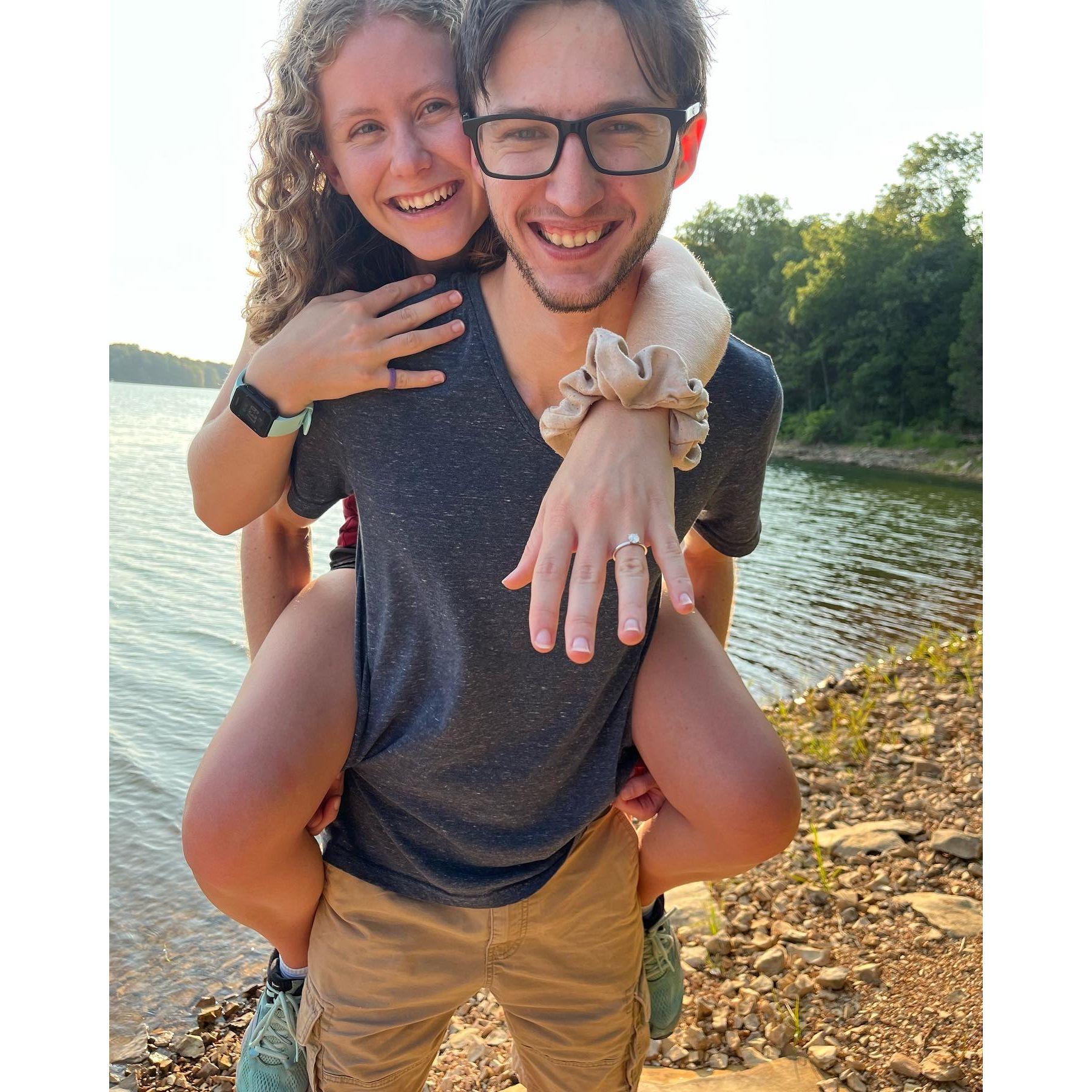 We're engaged! August 18, 2023