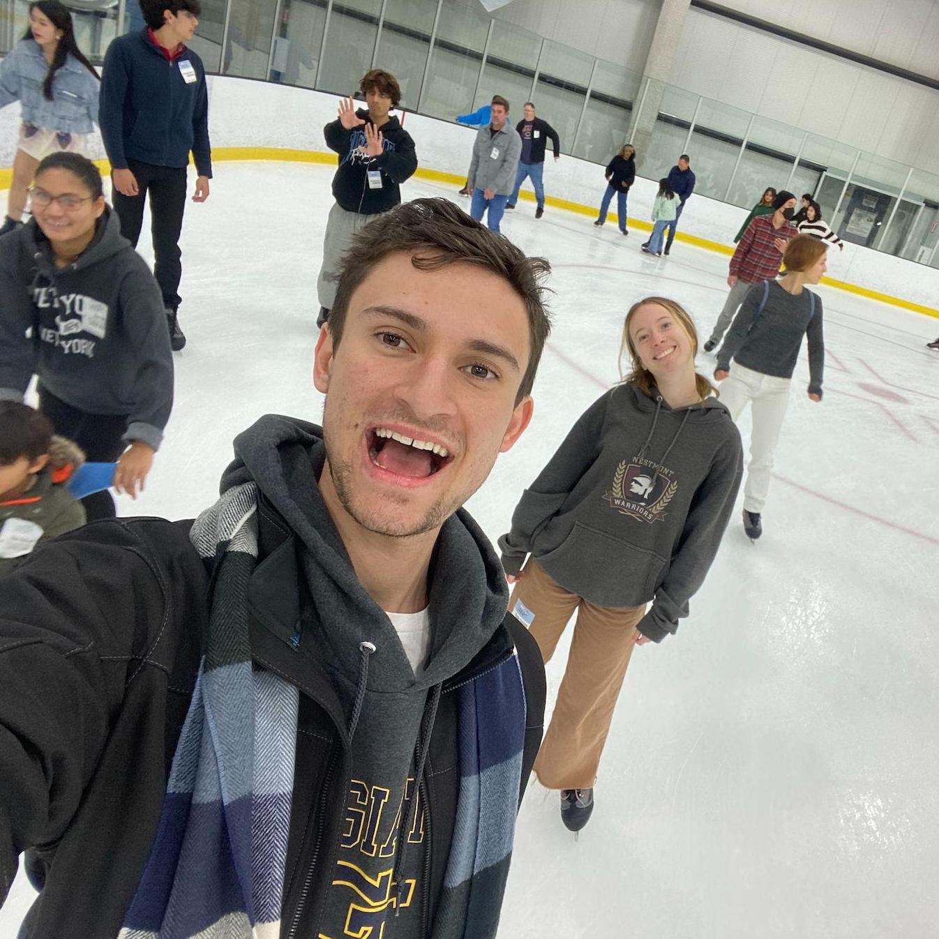 Skating for the first time