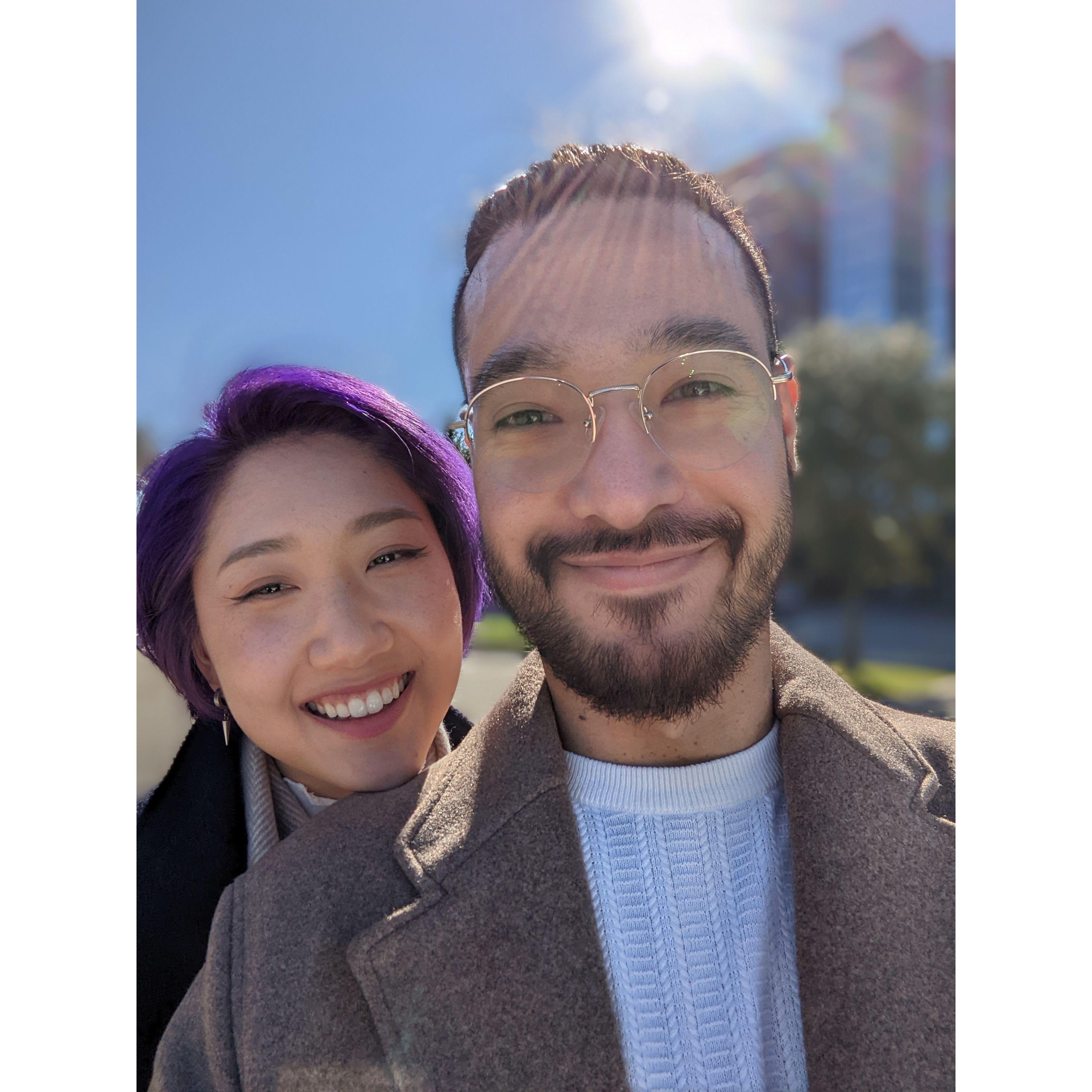 Before Sunday church in Dallas.
