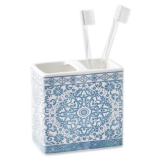 Capri Medallion Toothbrush Holder