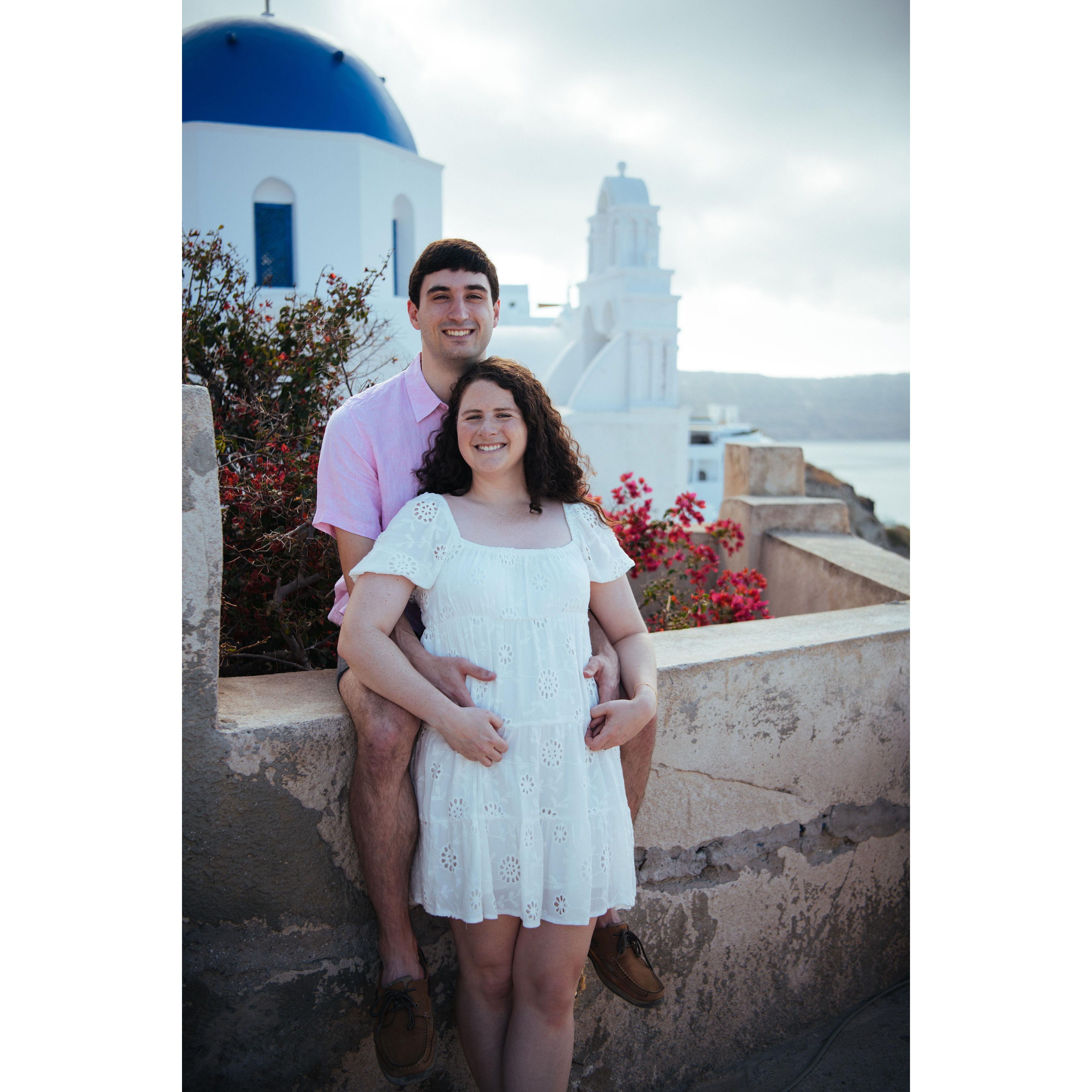 Engagement photos in Santorini! May 2024