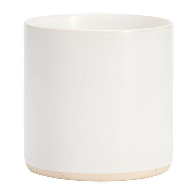 Mason Ceramic Scented Candle, White Spruce, Ivory, Large