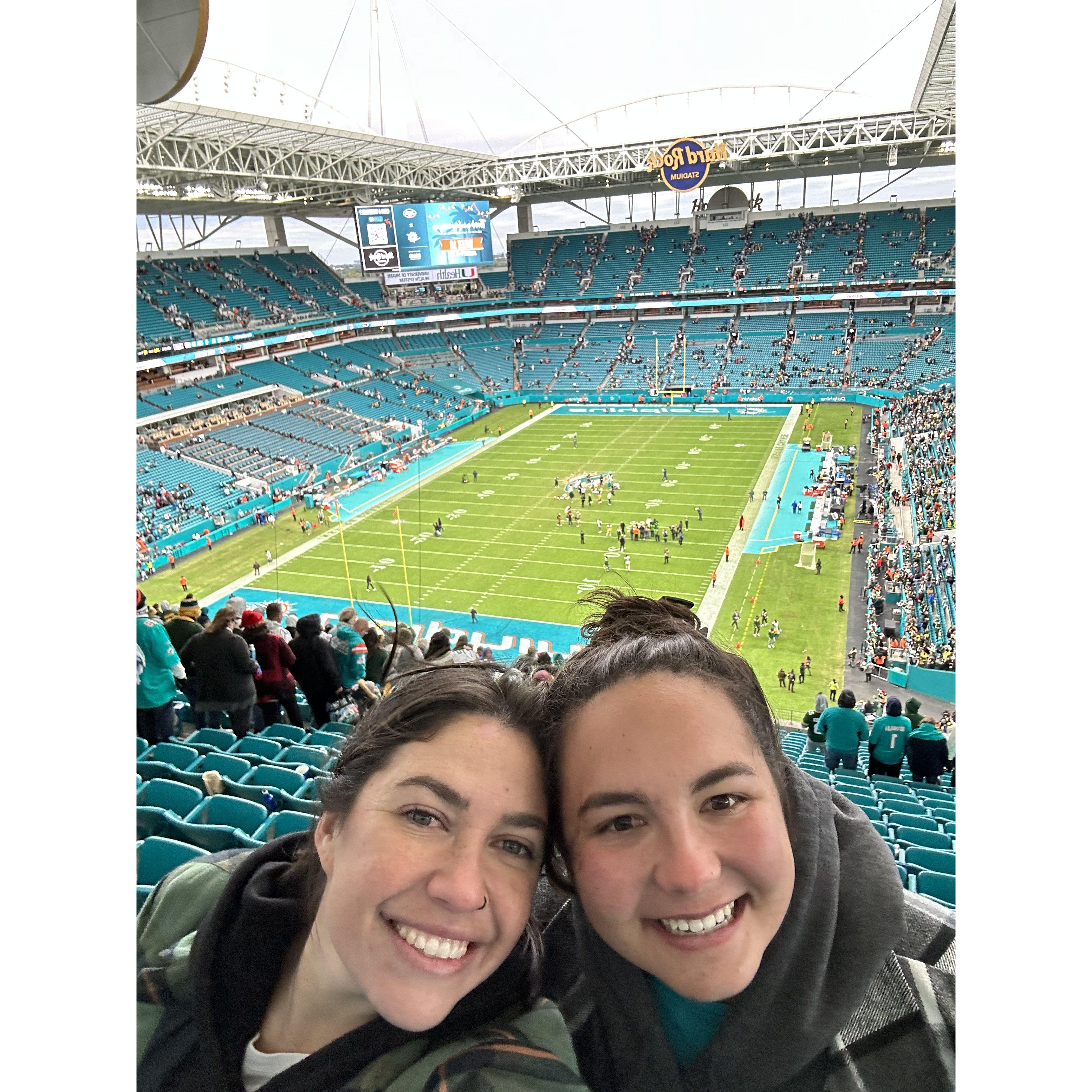 Christmas Eve Miami Dolphins game.