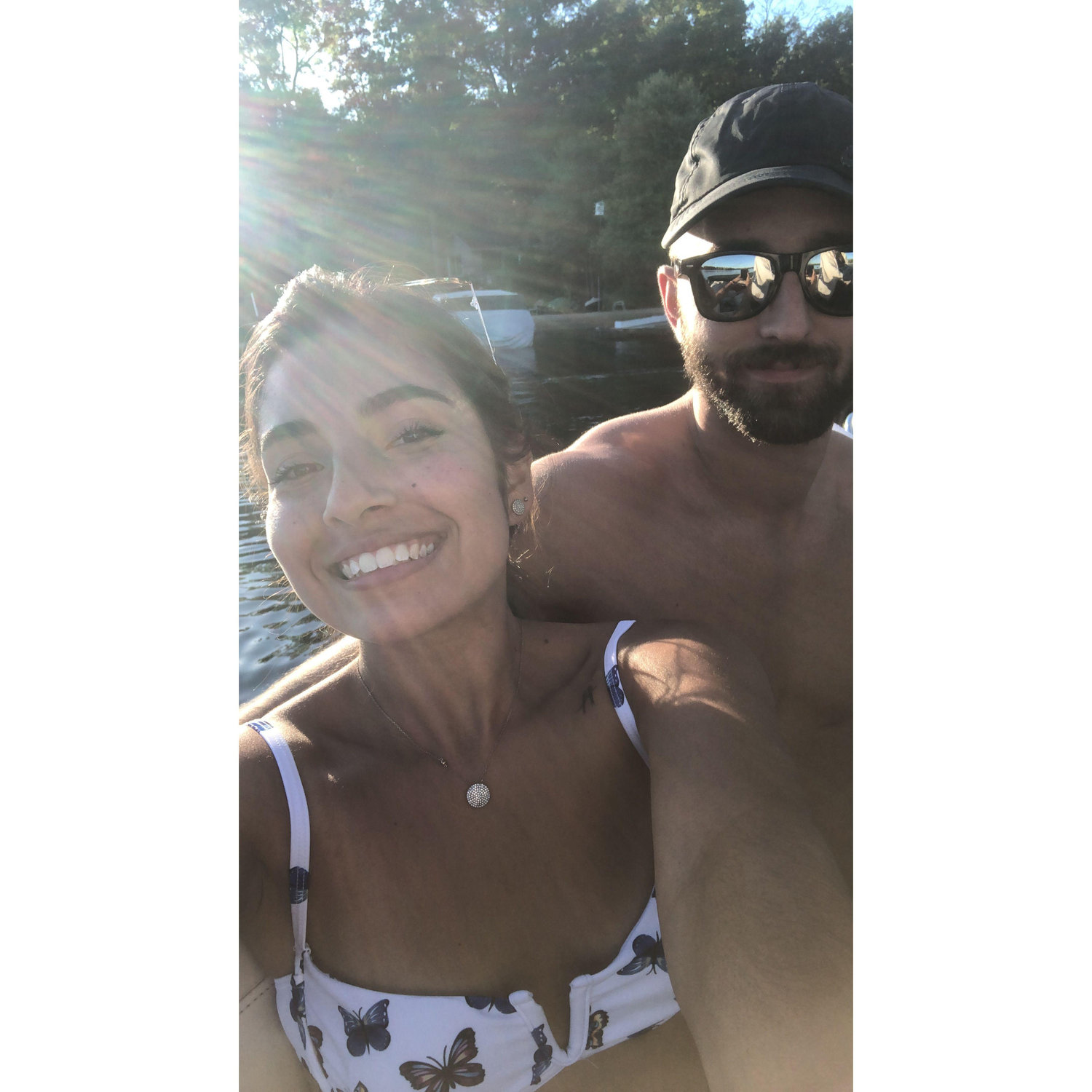 The day we made our relationship official, on a boat ride! 09/04/2020