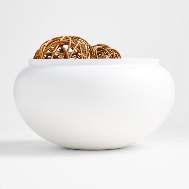Jimena Black Ceramic Centerpiece Bowl
