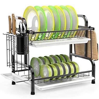 Gorilla Grip Anti-Swing Oversized Shower Caddy, Rust Resistant Organizer,  Holds 11 lbs, Strong Suction Cups, Hooks, Easy Hanging Bathtub Shampoo and  Accessories Caddies for Showerhead, 3 Shelf, Green