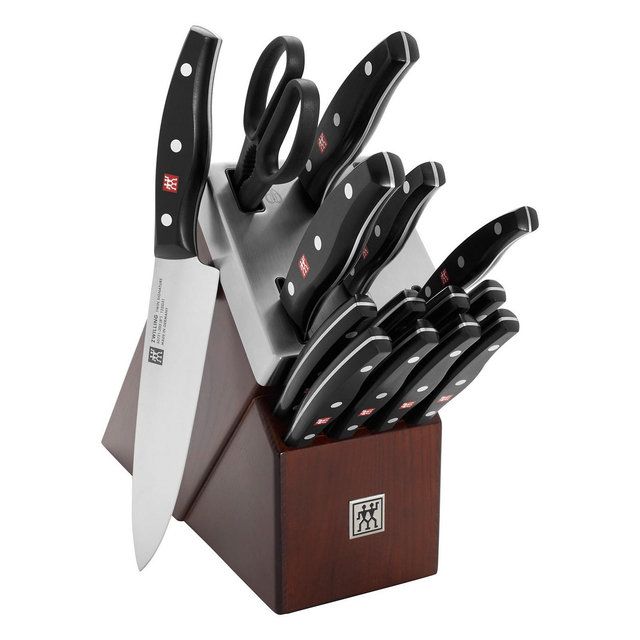 Zwilling TWIN Signature 15-Piece Self-Sharpening Knife Block Set