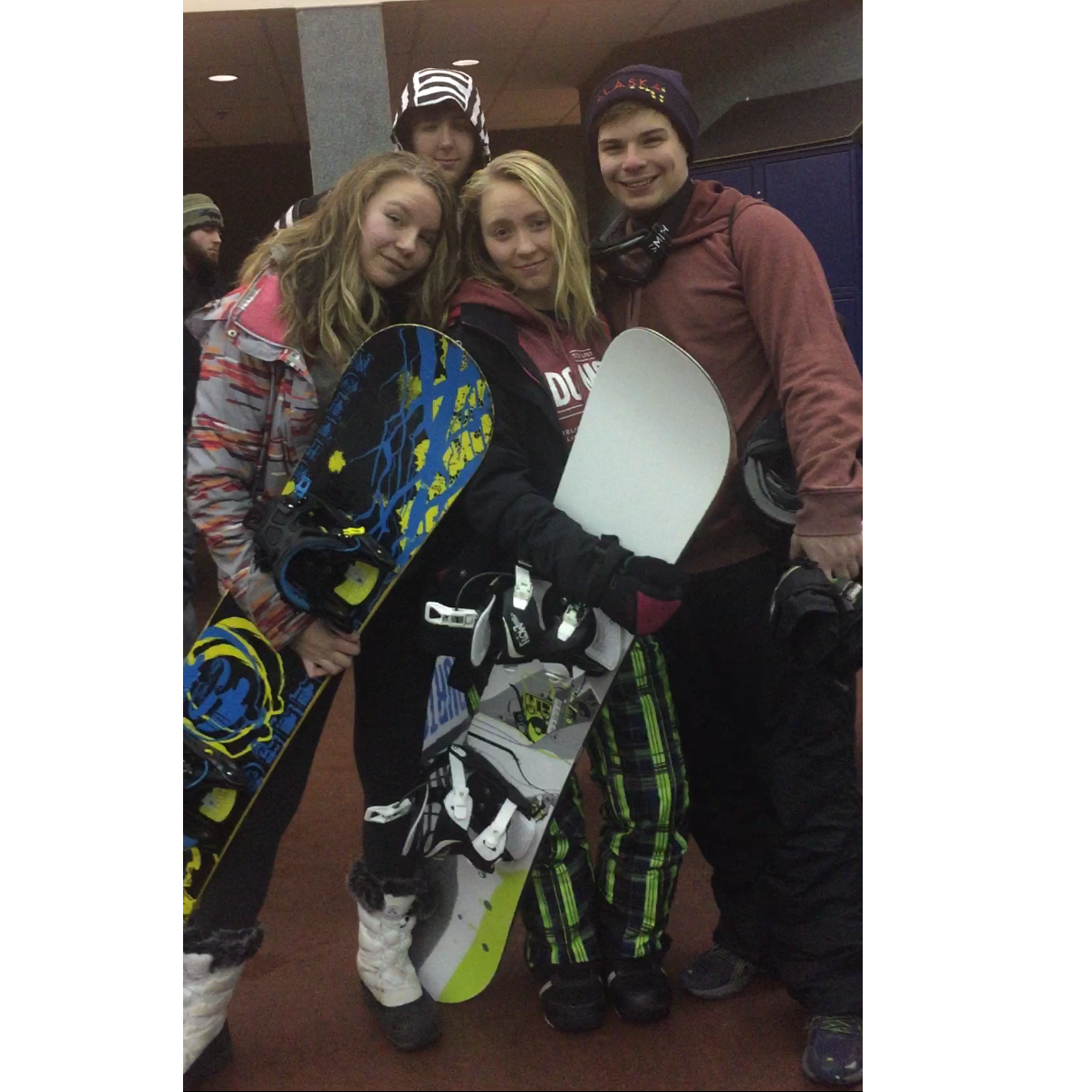 Snowboarding trip in Alaska